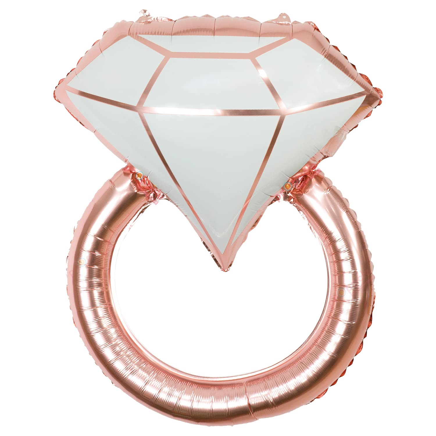 Propsicle Rose Gold Bride to Be Ring Balloon/Bride to Be Props Bachelorette Party Decoration/Bride Groom Photoshoot Ideas - Pack of 1