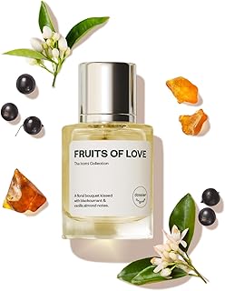 Dossier Fruits of Love - Eau de Parfum for Women - 50ml / 1.7oz - Sweet Fruity Floral Scent with Notes of Blackcurrant, Rose & Vanilla - Clean, Vegan, Long-Lasting Perfume