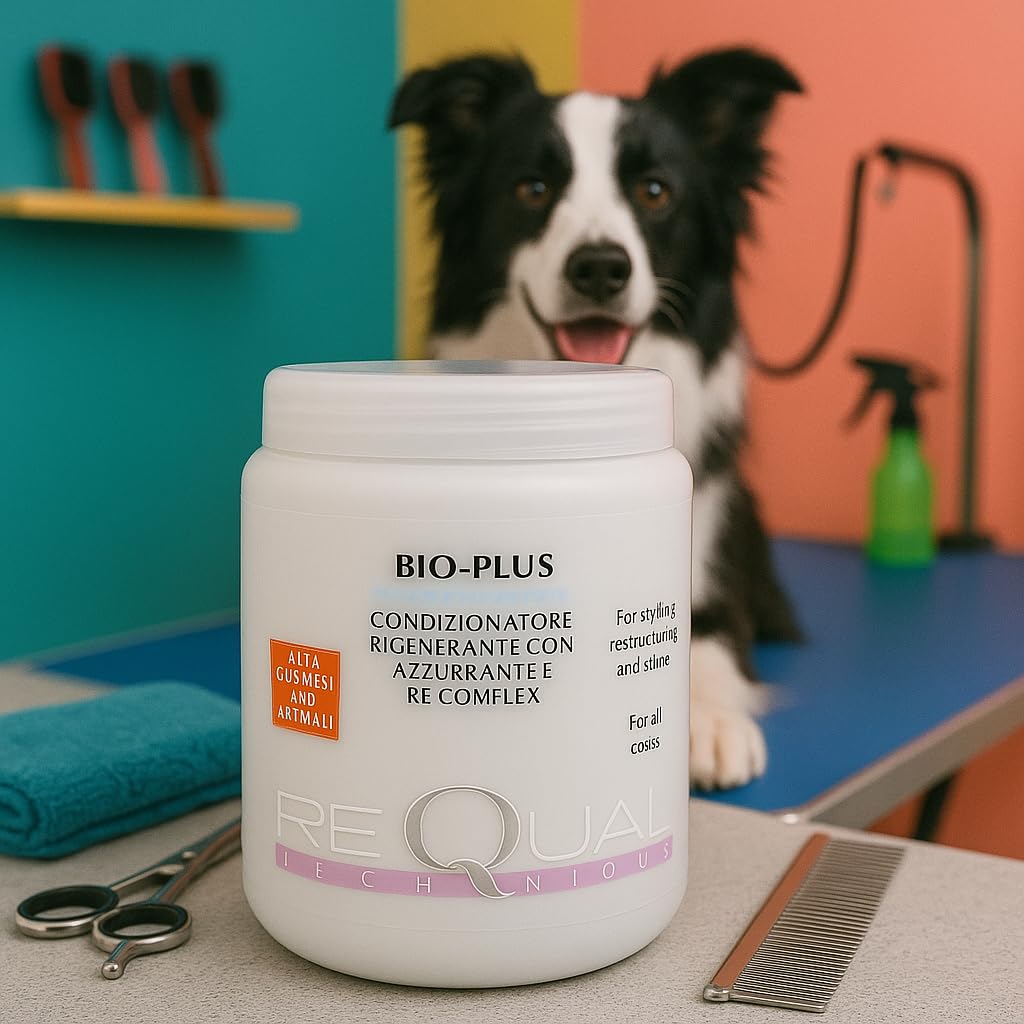 REQUAL CONDIZIONATORE BIO-PLUS RIGENERANTE MANTELLO CANE 1000 ML