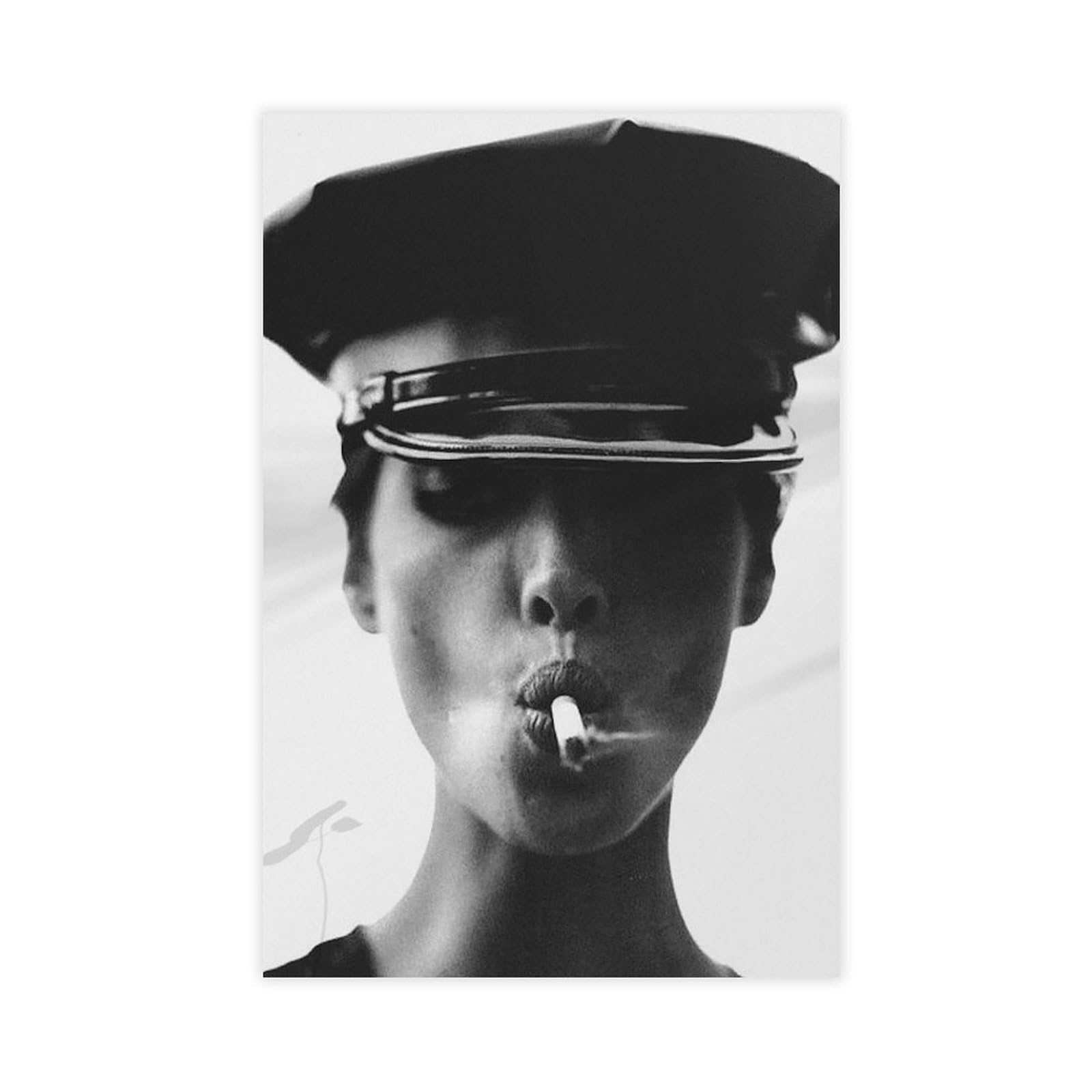 OIQUTGNG Christy Turlington Smoking Canvas Poster Bedroom Decor Landscape Decor Gift 20x30inch(50x75cm)