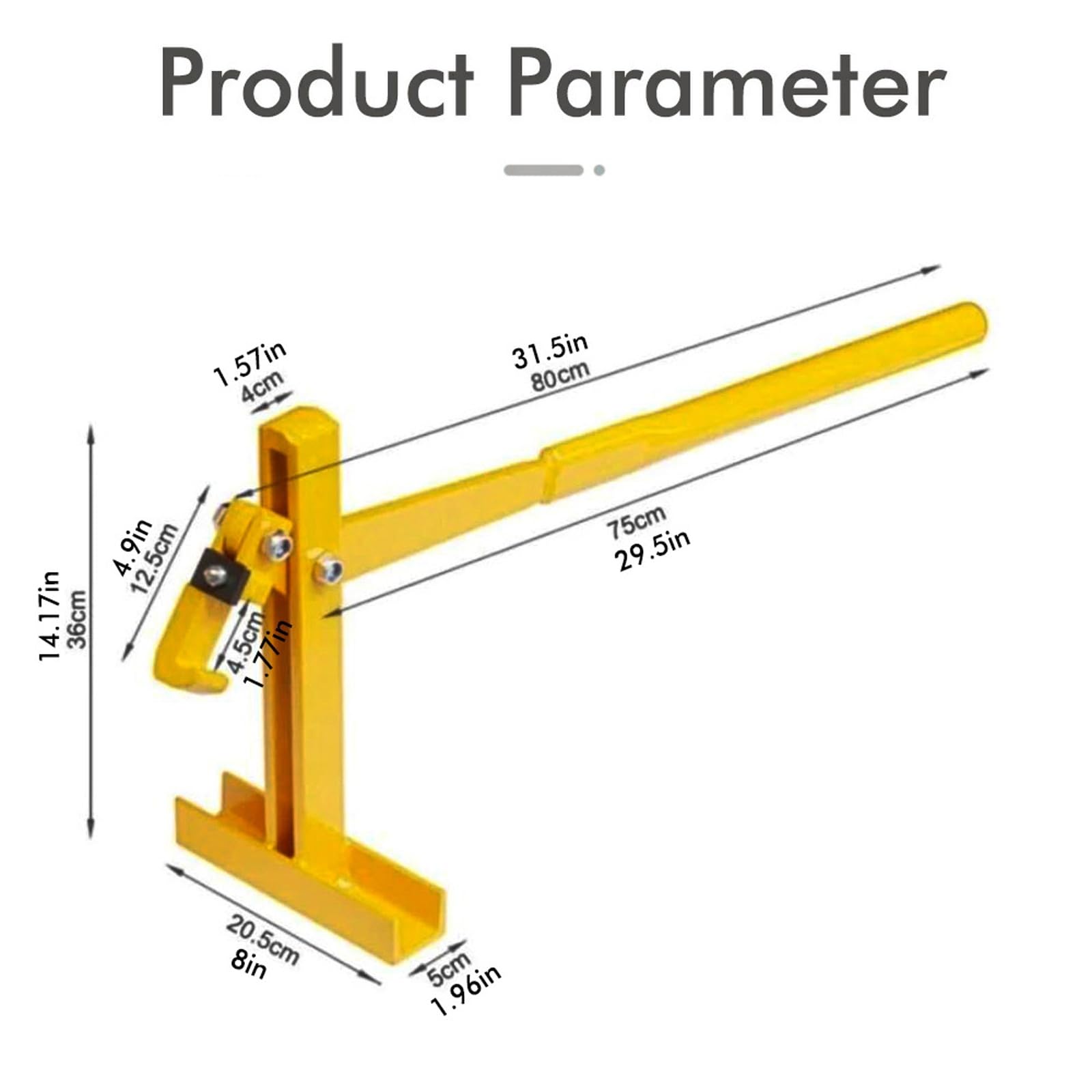 Manueller Bodenpfostenheber und Entferner, robust und stabil für Landwirtschaft und Bau
