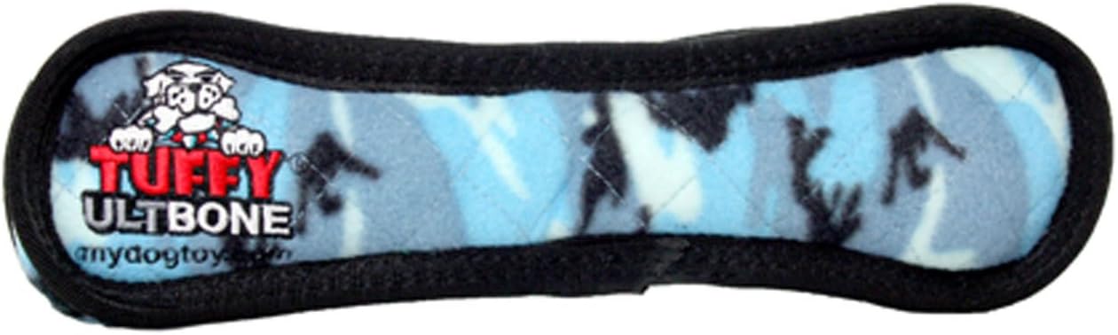 TUFFYUltimate Bone Camo Dog Toy, Blue