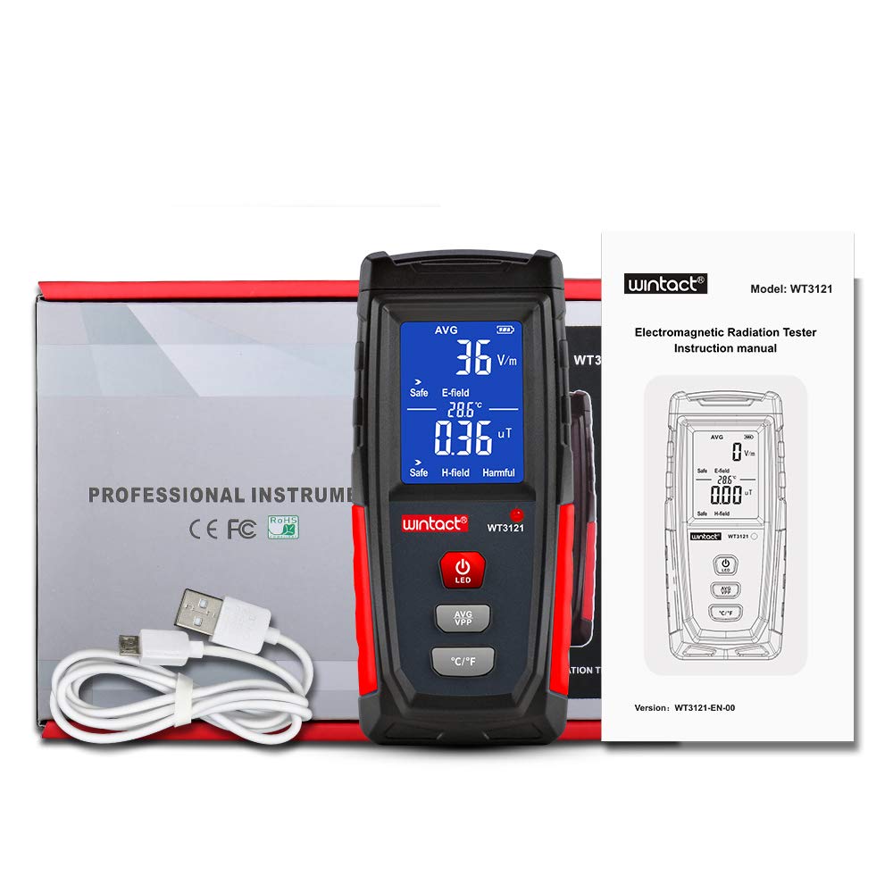 Wintact EMF Meter, Smart Digital Fields Radiation