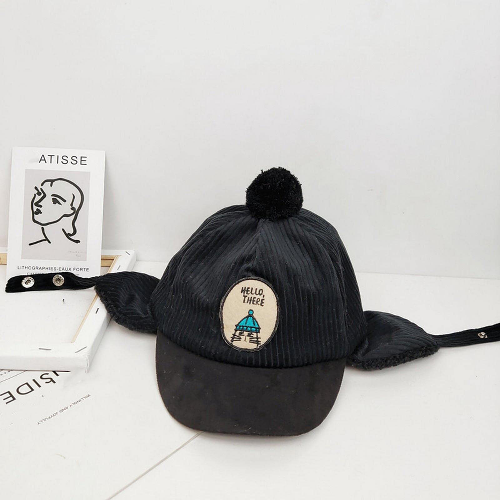 Cappello Bambino Invernale Cappello per Bambini Inverno Ragazzi Caldi Cappelli per Fodera per Fodera per Ragazze Fumetti.