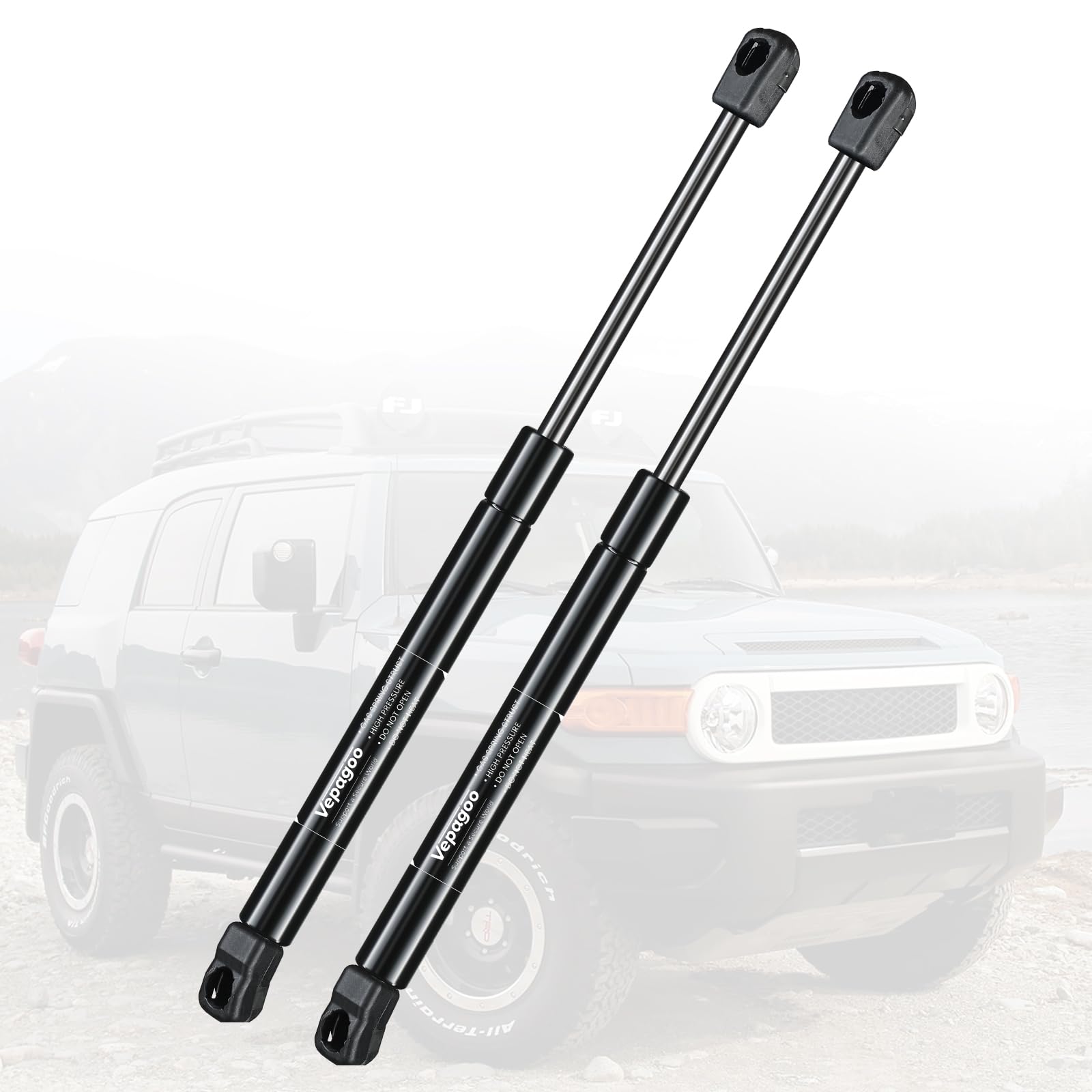 A-Premium Lot De 2 Amortisseurs Pour Capot Avant Compatibles Avec Toyota FJ Cruiser 2007-2010