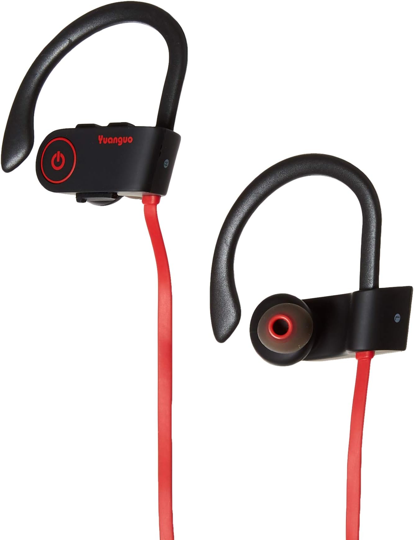 [DESIGNED FOR SPORT] MRS LONG Bluetooth Wireless Headphones w/ Mic, HD Stereo/ IPX7 Waterproof/ Secure Fit In-Ear Wireless Bluetooth Earbuds for Men Women