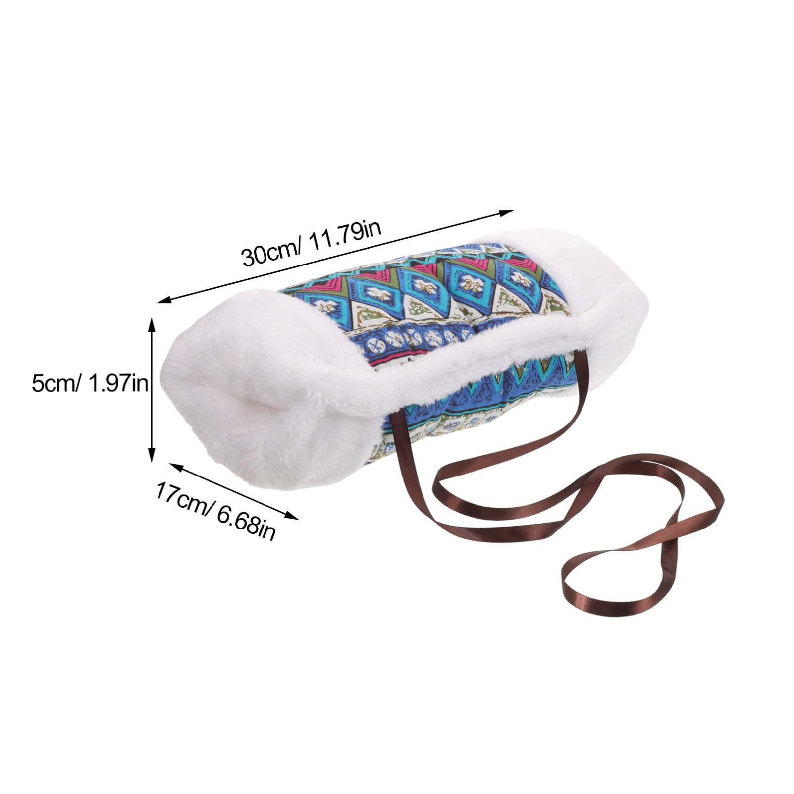 BESTonZON Calentador de Manos Portátil de Piel Sintética Manguito Furry para Invierno Protector Antebrazo para Bodas y Fiestas Accesorio y Elegante
