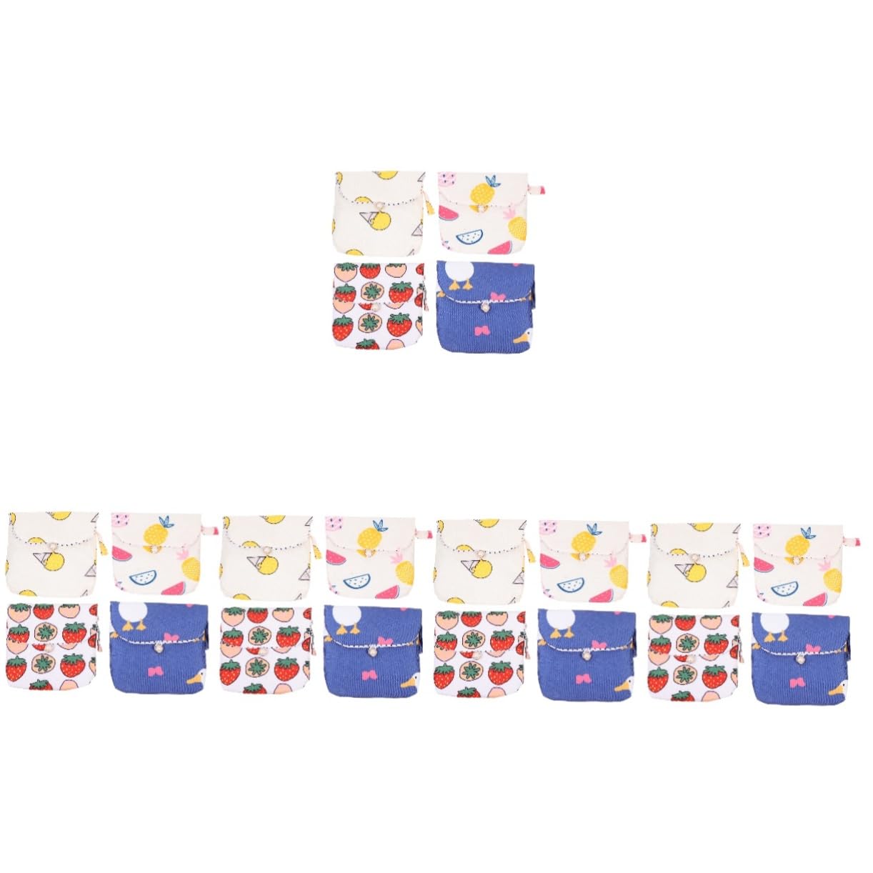 20 Pz Custodia Per Assorbenti Igienici Custodia Per Assorbenti Mestruali Piccola Borsa Bagnata Crostata Mestruale Aragosta Portamonete Cerniera Piccolo Cambiamento Cotone Viaggiare