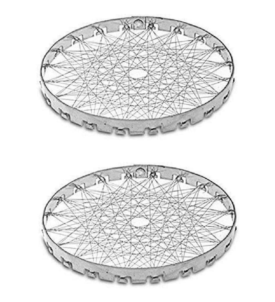 Dynore Stainless Steel Mini Tandoor/Grill Jali/LPG Gas Saver Jali For Kitchen -Set of 2 Pcs-image-38