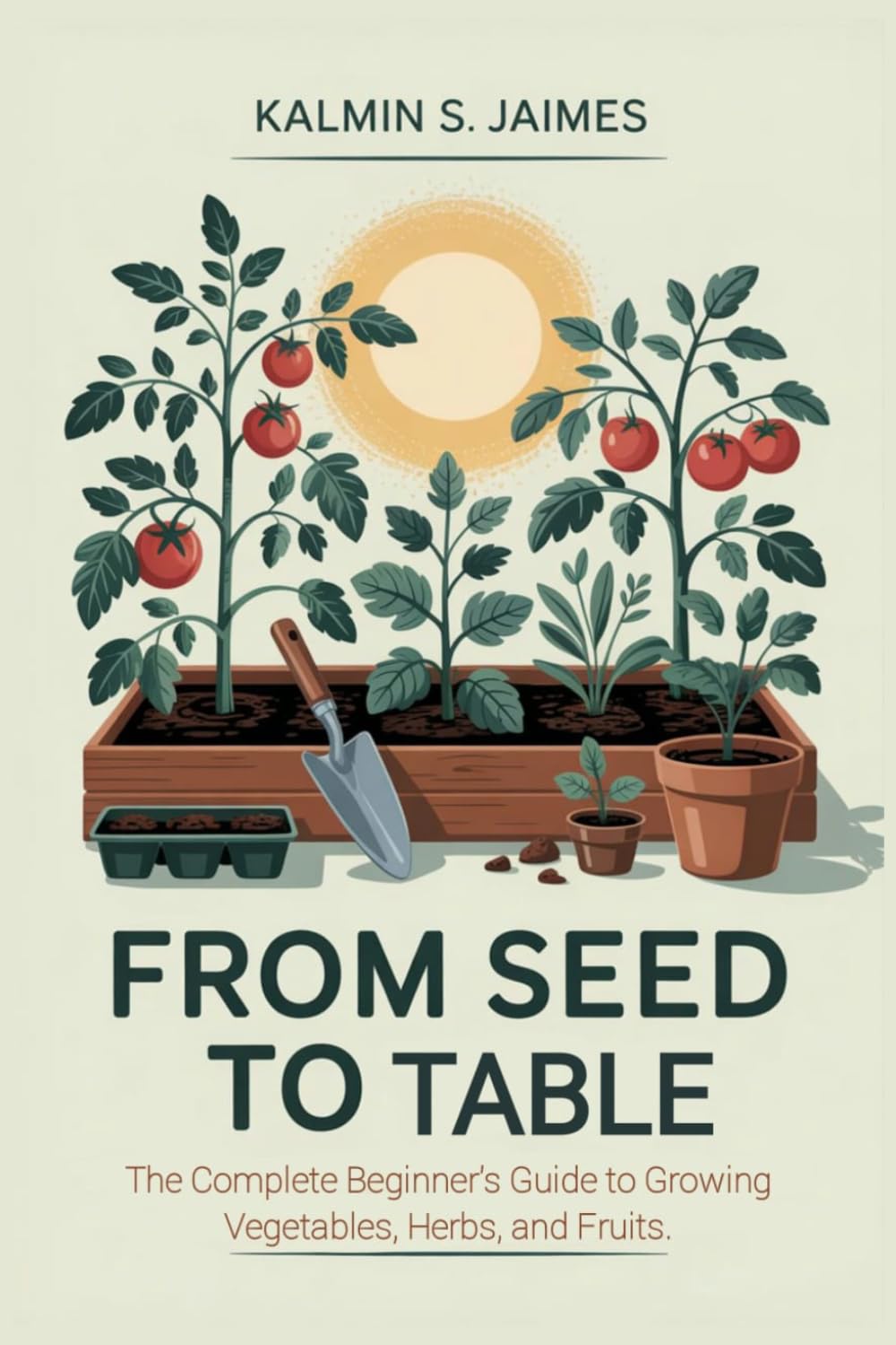 From Seed to Table: The Complete Beginner's Guide to Growing Vegetables, Herbs, and Fruits.