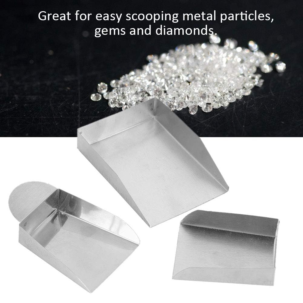 3 Mini Pale Per Pietre Preziose - Acciaio Inox, Con E Senza Manico, Per Gioielli E Gemme - Foto 12