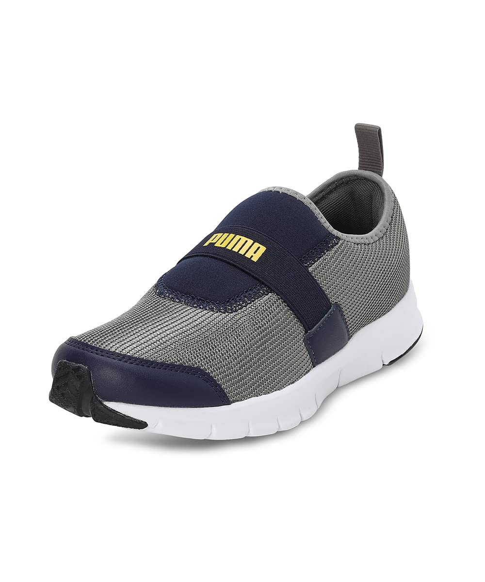 Puma Unisex-Kid Flex JR V1 Peacoat-Super Lemon Sneaker - 5UK (39579702) (B0BVMFYTMW) Amazon Price History, Amazon Price Tracker
