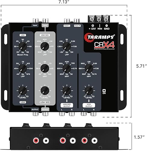 Miniatura 6 de Taramps CRX4 Audio Crossover