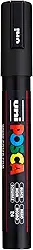 Marcador Permanente Multiuso Posca PC-5M, Preto, Sertic
