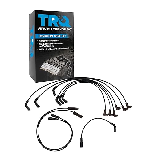 Miniatura 326 de TRQ Juego de cables de bujía de encendido del motor para Ford F250 F350 Super Duty V8 6.2L nuevo