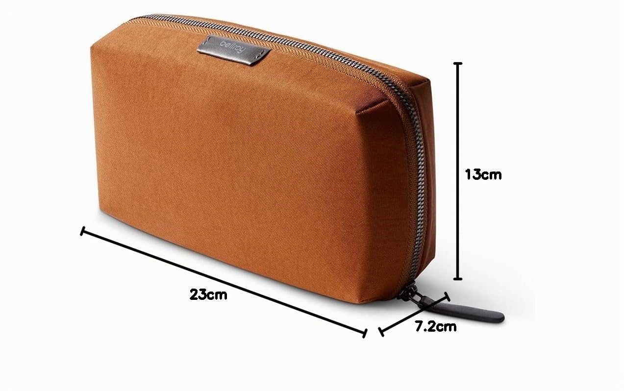 Bellroy Tech Kit, borsa con cerniera per accessori tecnologici (powerbank, caricabatterie del telefono, cavi, auricolari) - Bronze