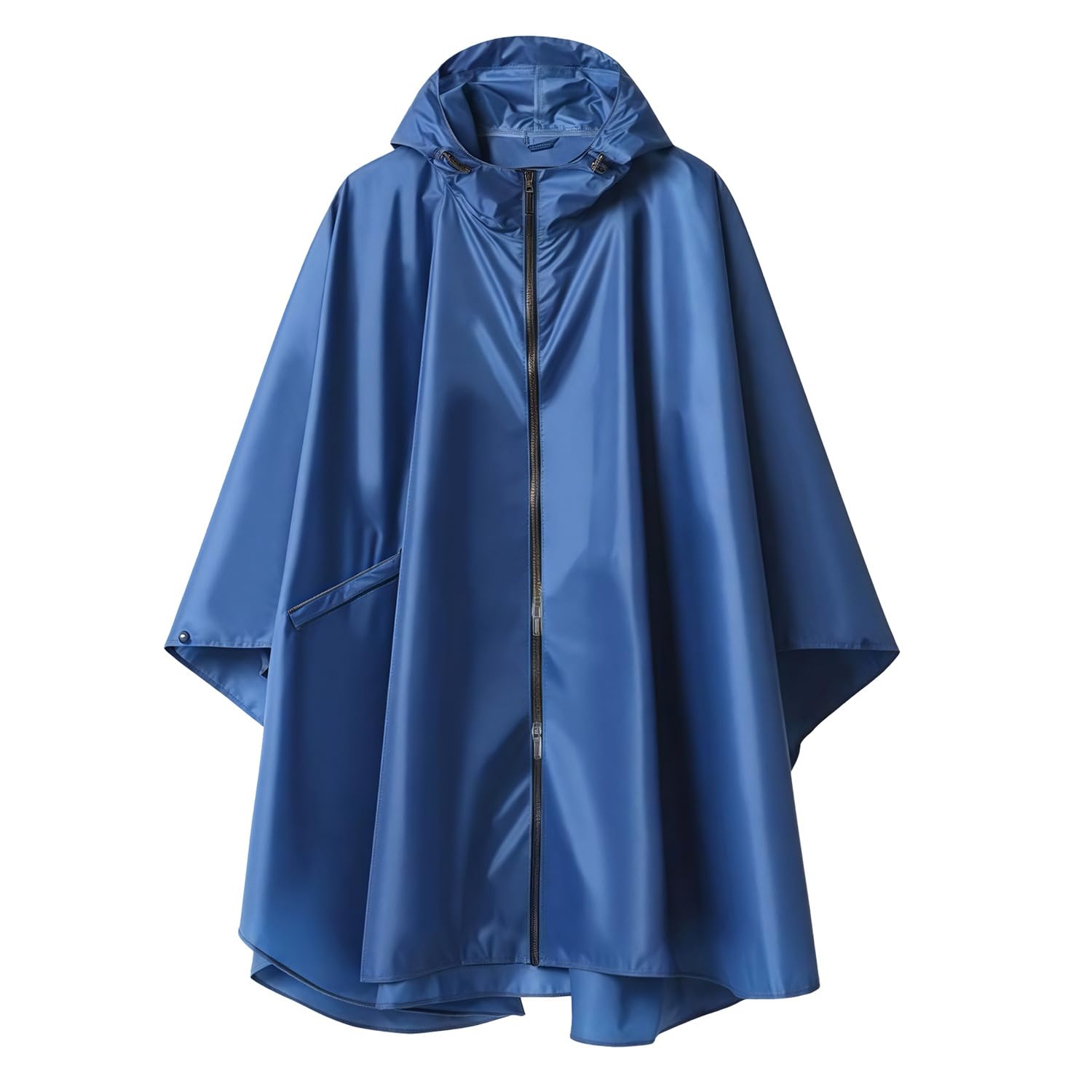 Stynice Regenponcho Wasserdicht Wandern Mit ReißVerschluss Leichter 3-In-1 Mehrzweck Regencape Mit Rucksack Atmungsaktiv Poncho Herren Damen Faltbare Regenmantel Hiking