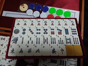 外国人にも　サイズ大きい29mm麻雀牌　29×22×15mm　丸一じゃんぼ牌 外国人にも サイズ大きい29mm麻雀牌 29×22×15mm 丸一