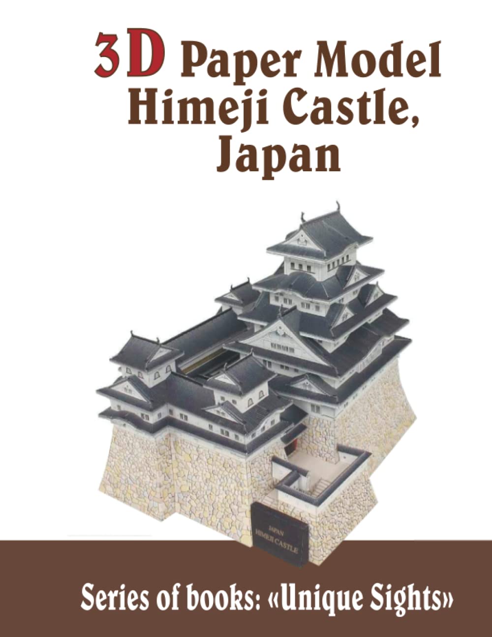 Buy 3D Paper Model Himeji Castle, Japan Papercraft Architecture Building Brain Teaser Unique s