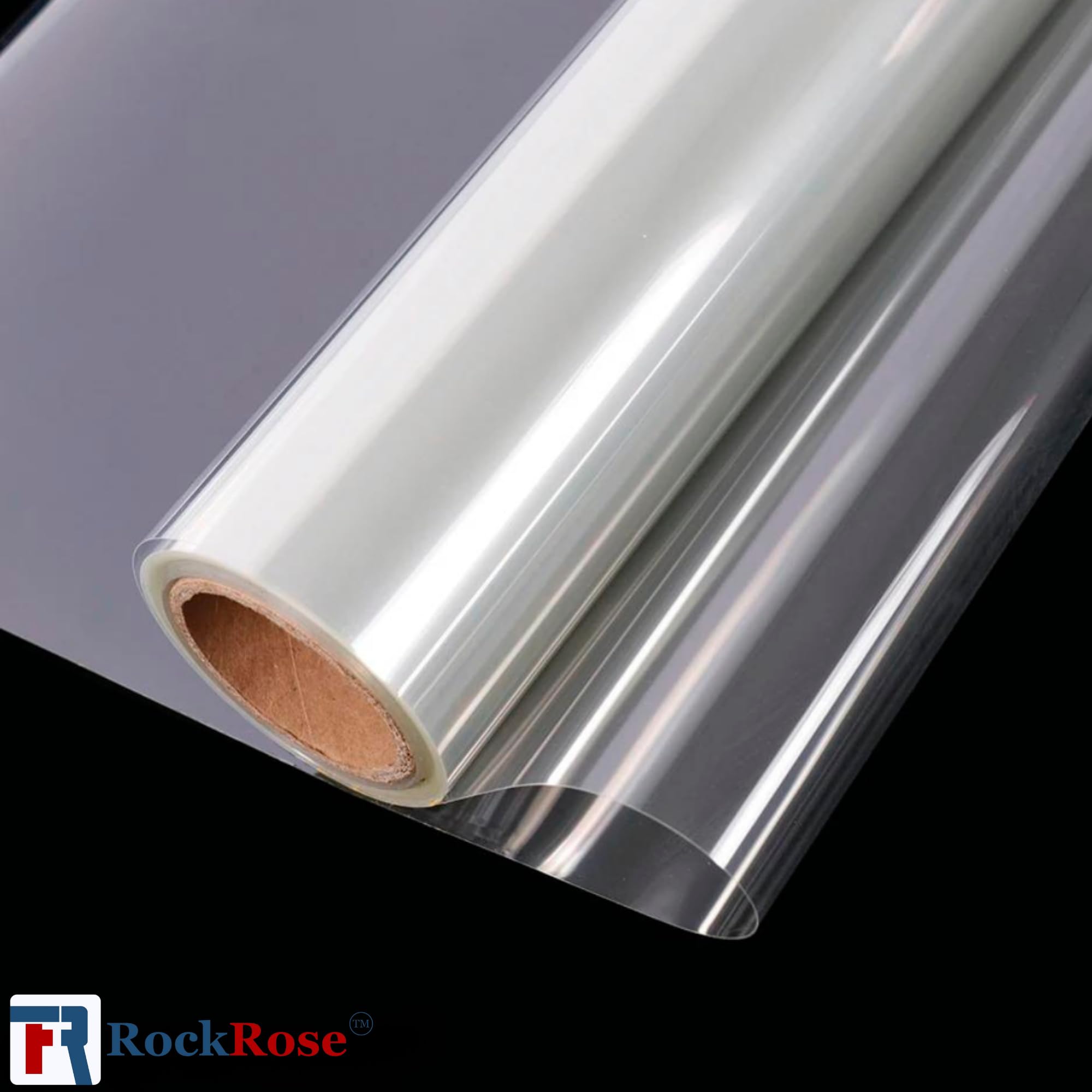 UV 99% Security and Safety 8 Mil Clear Window Film Shatterproof Anti Shatter Tempered Glass Film for Home and Office Windows (36 in x 10 FT)