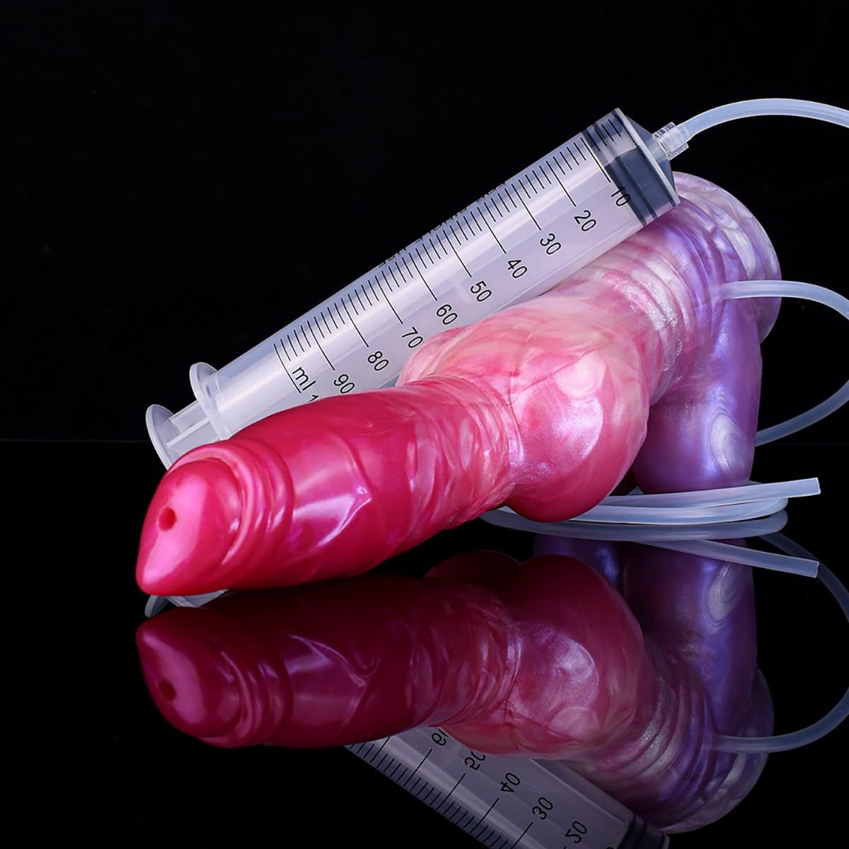 Realistischer Spritz Dildo mit Wassersprhfunktion, JFRong 26.3cm XXL  Animal Penis Nachbildung Silikon Tier Spritz Analdildos mit Sperma  Spritzfunktion Ejakulationsfunktion und Starkem Saugnapf : Amazon.de:  Drogerie & Krperpflege