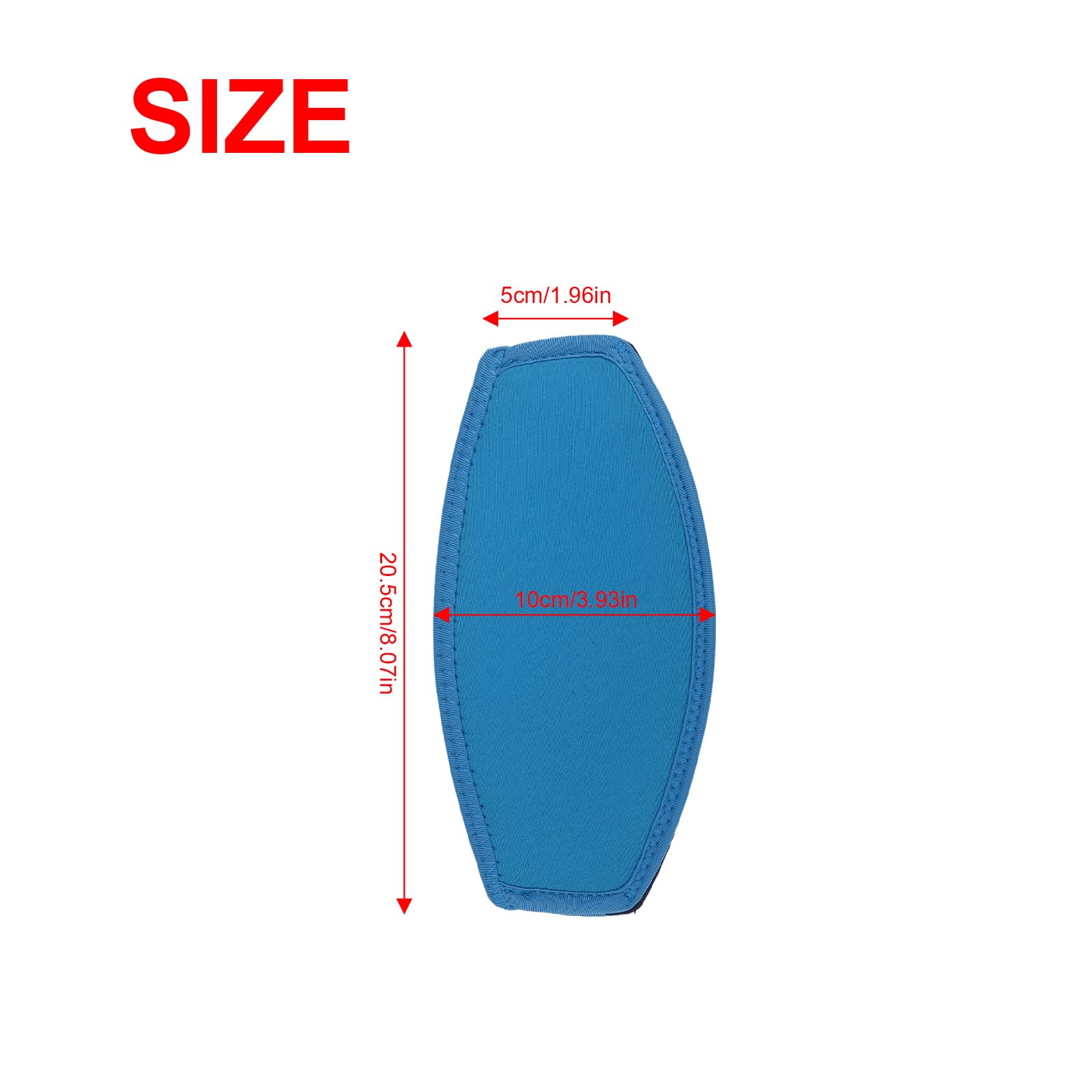 Larcele Diving Mask Strap Neoprene Mask Strap Cover Goggle Strap for Dive and Snorkel Masks MJD-01 (Blue)