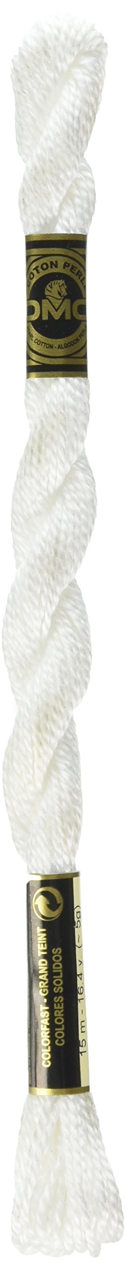 DMC 115 3-B5200 Pearl Cotton Thread, Snow White, Size 3