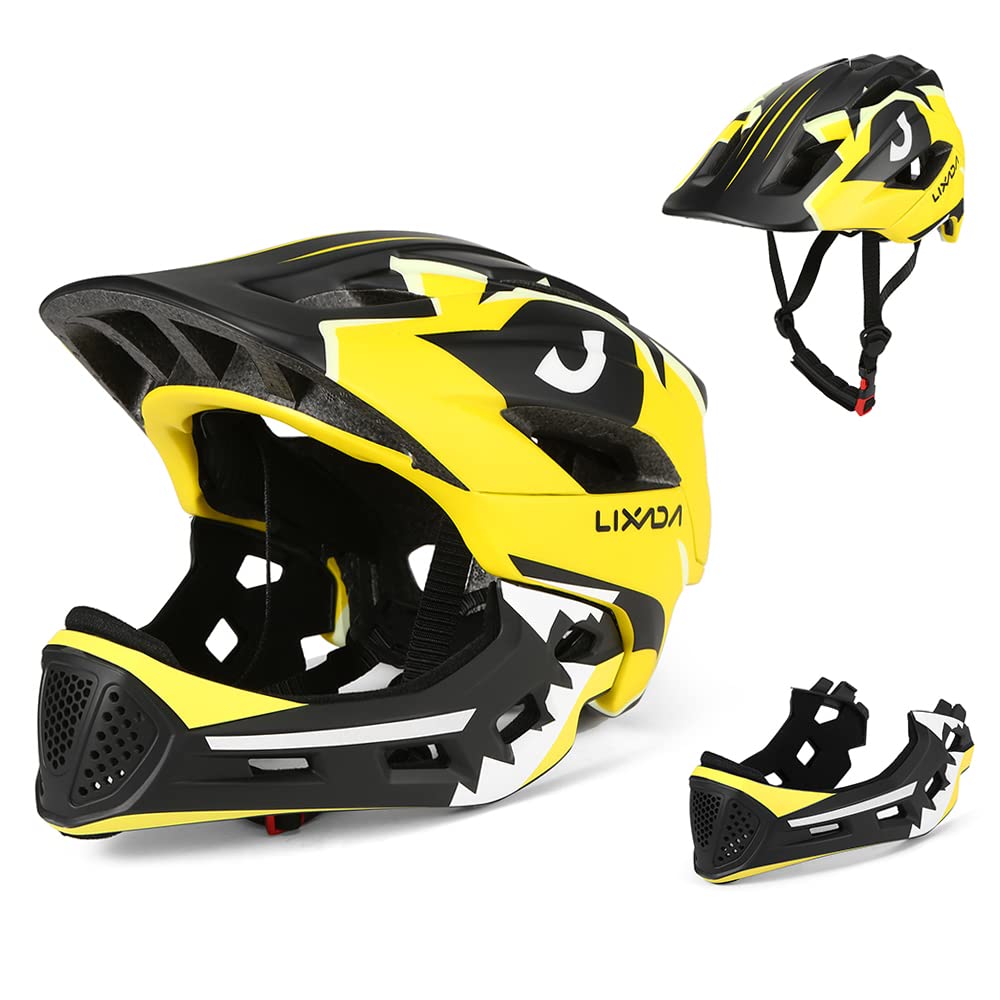Kask rowerowy dla dzieci, zdejmowany kask na całą twarz, kask ochronny do jazdy na rowerze, deskorolce, wrotkach