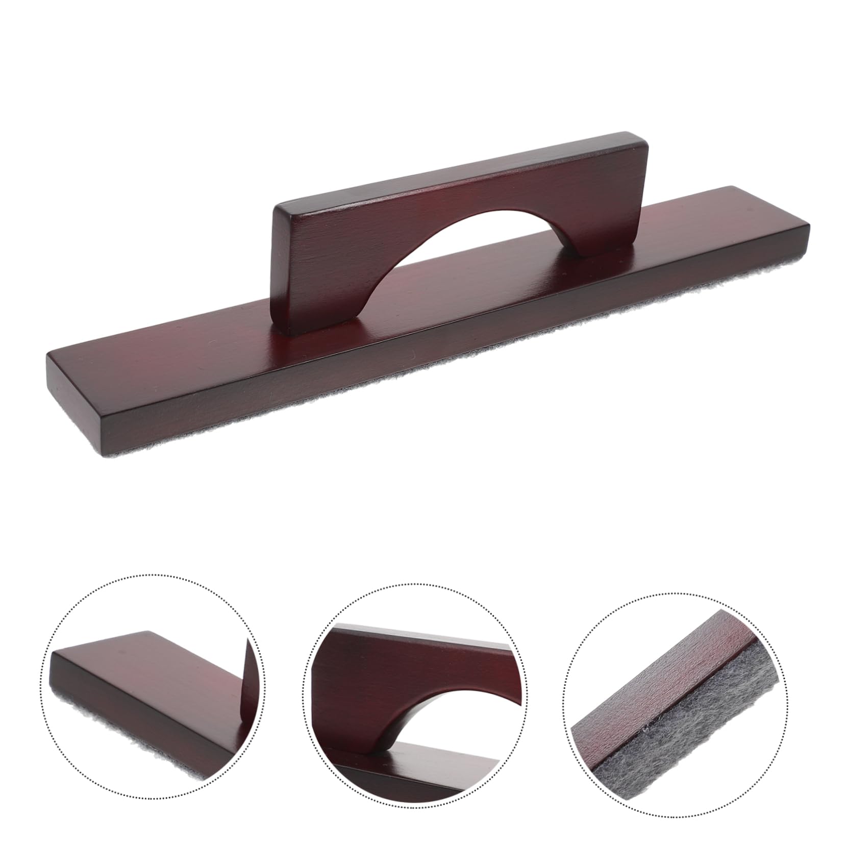 VANZACK Ergonomic Handle Shuffleboard Brush Cleaning Brush for Shuffleboard Table