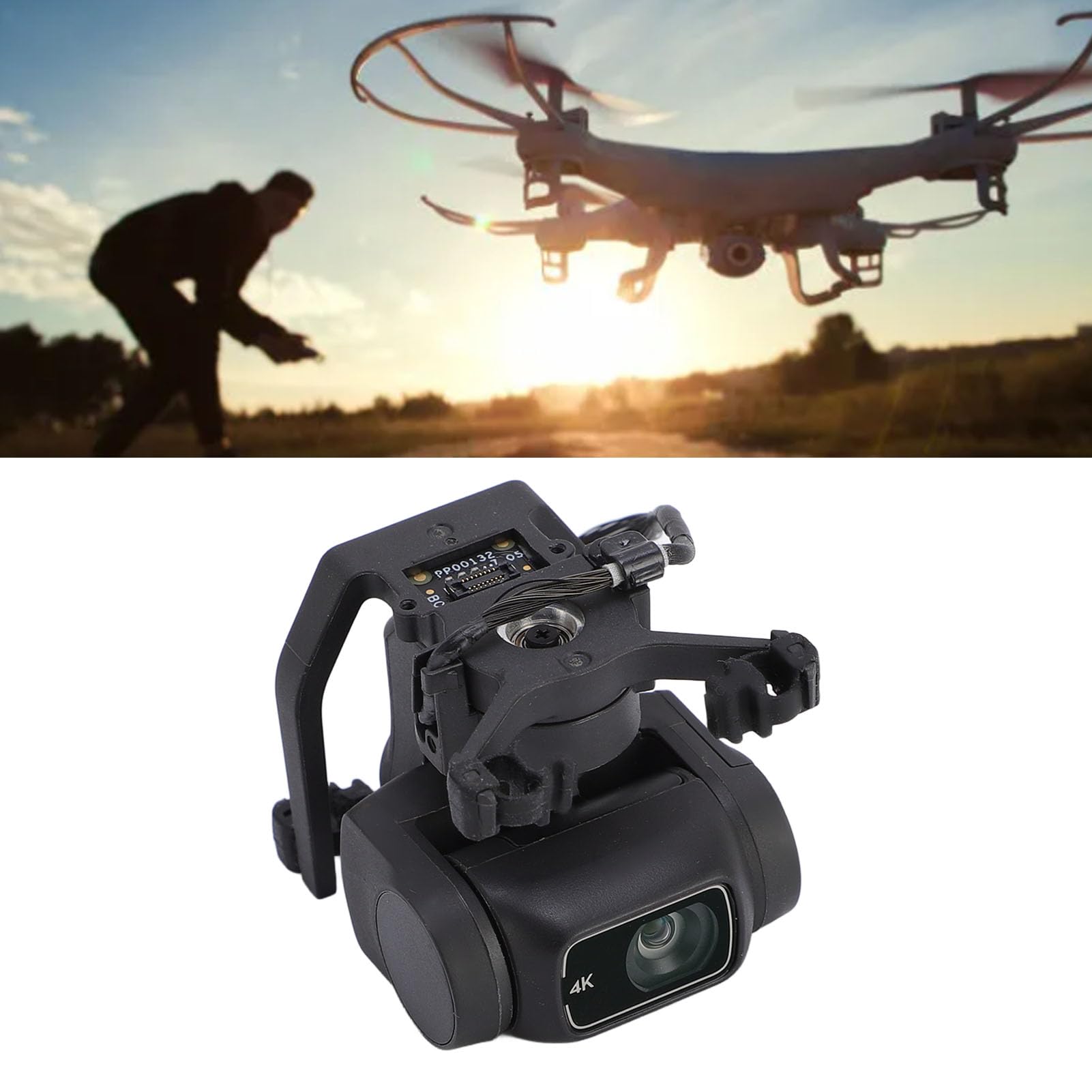 Generic Parti di Riparazione del Braccio 'asse della Fotocamera Costruzione Robusta per il Miglioramento della Fotografia del Drone 4K 2 SE per Professionisti in Materiale Plastico