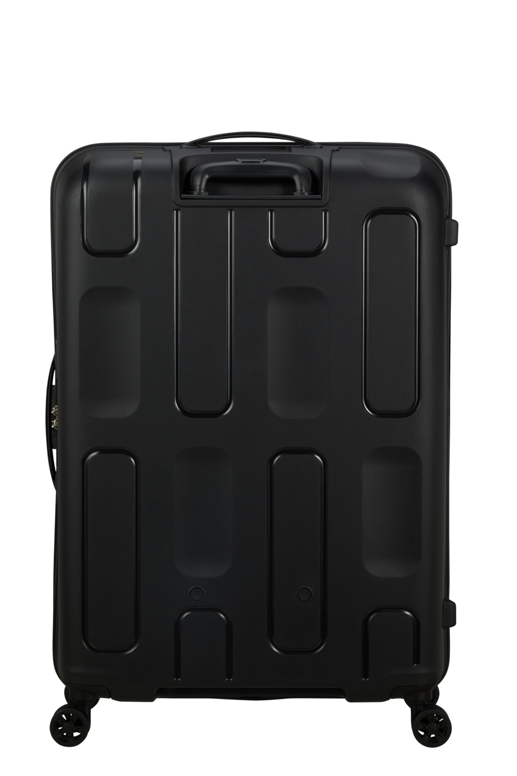 American Tourister Ellipso - Duza Twarda Walizka 79 cm, Lekka Walizka Podrózna z 4 Kólkami, Zamek TSA, Walizka Rejestrowana 104L - 3.80 KG - Czarny (Black)