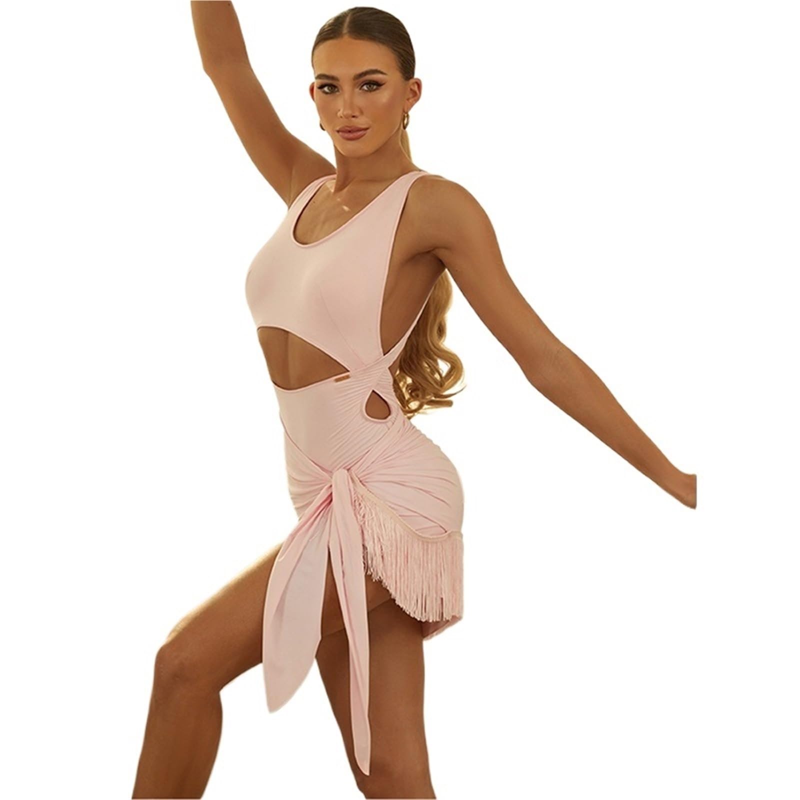 Latin Tanzkleid Latein-Tanz-Kleidung for Damen, Bodysuit, Rock, Trainings- und Praxis-Tanzkleidung Für Tanz
