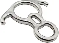 Freio Oito em aço inox Resgate 50KN marca USClimb