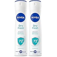 NIVEA Deodorante Spray Dry Fresh 6 x 150 ml, Deodorante donna per una protezione sicura 72h