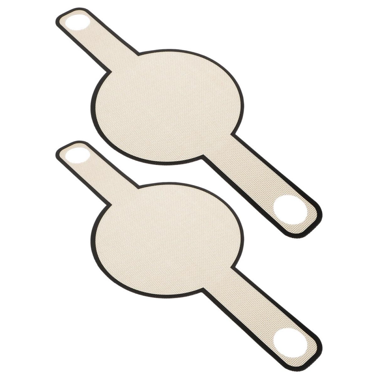 TOPBATHY 4pezzi Tappetini Manici Lunghi Per Pane e Dolci Resistenti Al e Facili Usare Per Macarons e Impasti