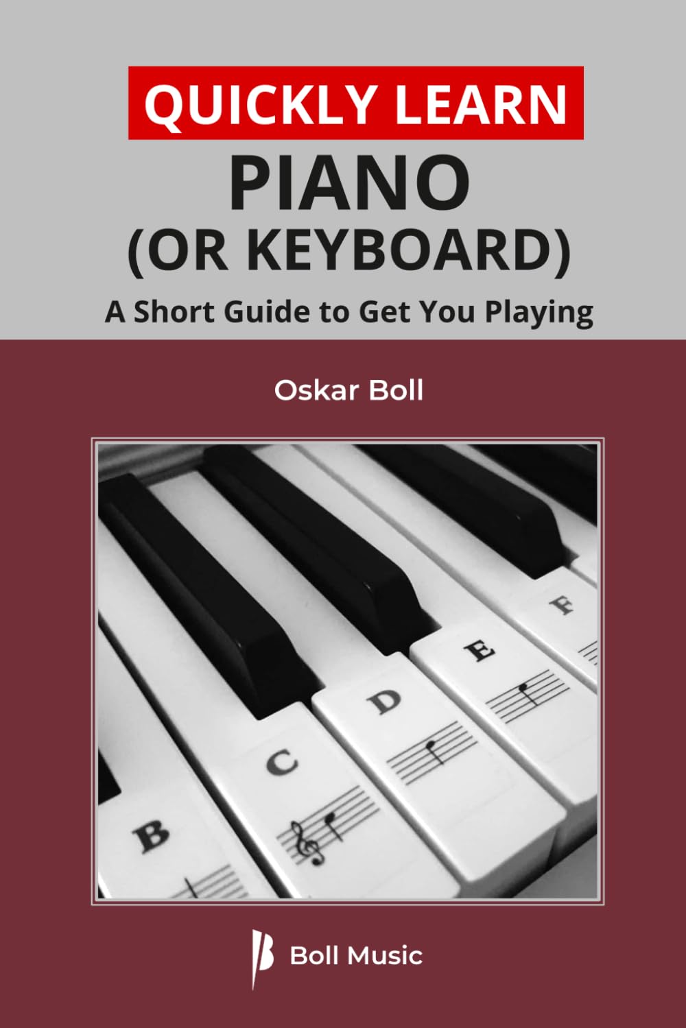 Quickly Learn Piano (or Keyboard): A Short Guide to Get You Playing (Boll Music Piano Series)