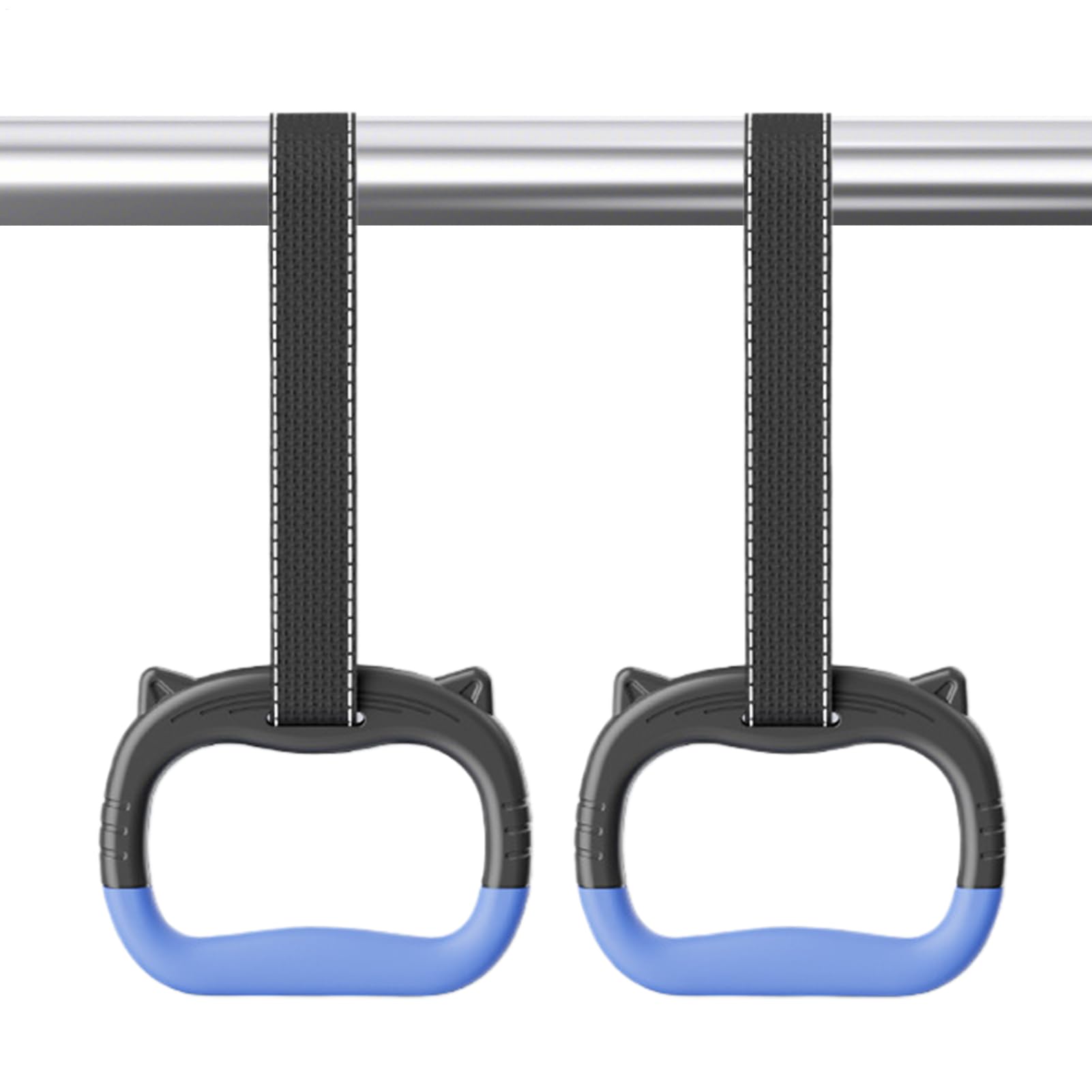 Anelli Da Ginnastica Per Bambini Con Cinghie Regolabili, Carico 200 Kg, Rivestimento Antiscivolo, Design A Gatto, Per Trazioni E Allenamenti