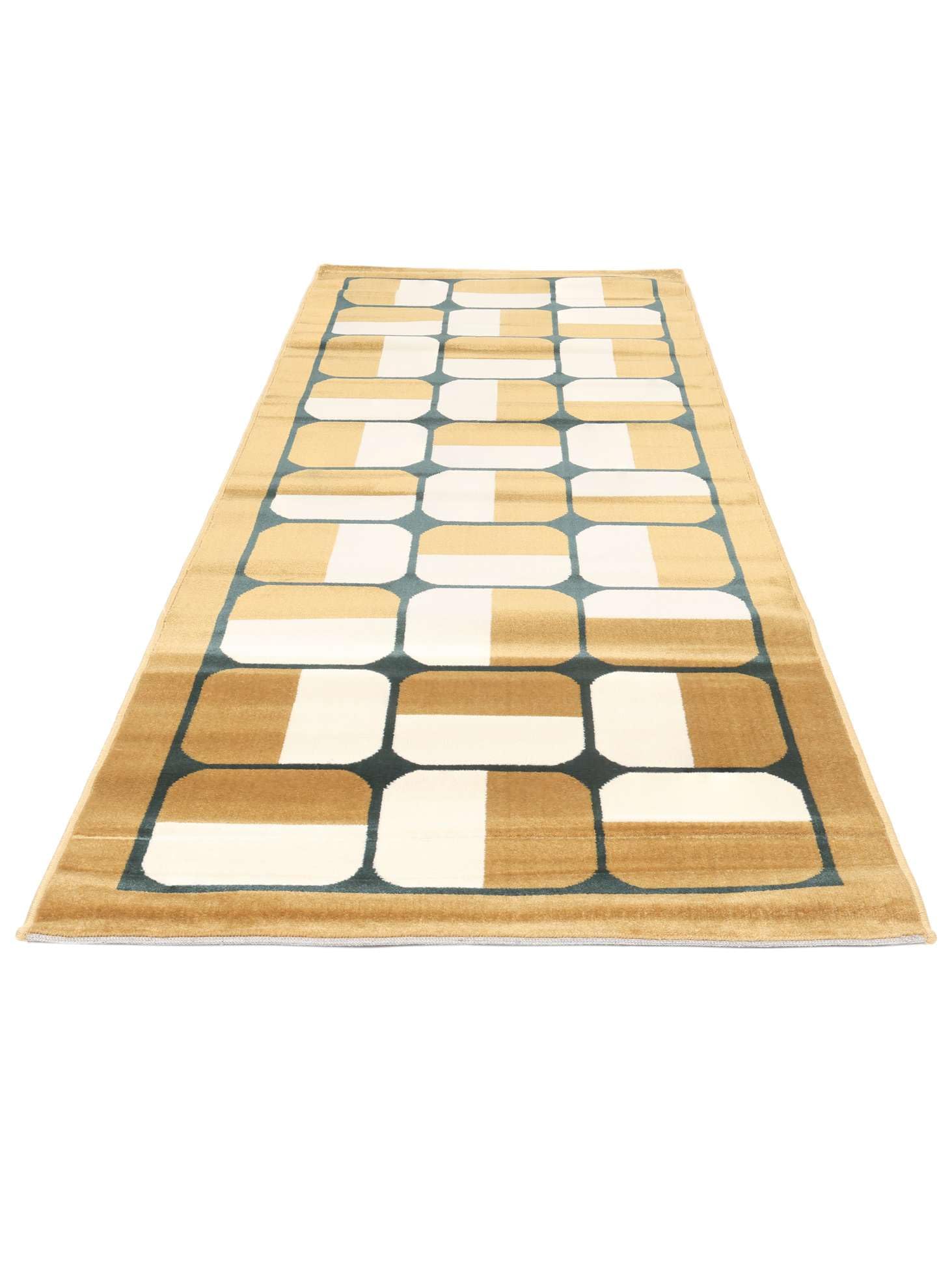 RugVista Miriam Tapis, 80 x 250 cm, Jaune Moutarde