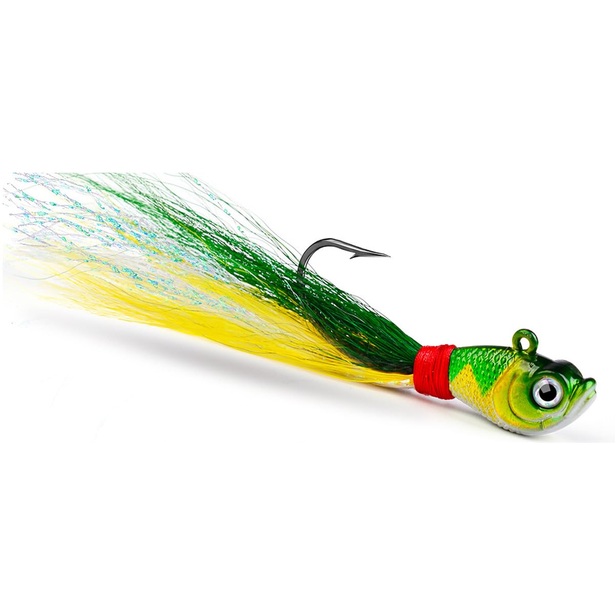 FOLANDO Sinking Metal Jig Lure 11cm 14 g with Feather Dressed 1/0# Barbed Hook – Long Cast for Saltwater