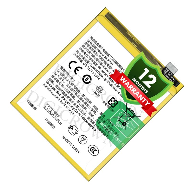 Image of Original BLP701 Battery Compatible for Oppo Reno (CPH1917, PCAM00, PCAT00) - (3765mAh) - 1 Year Warranty DF7