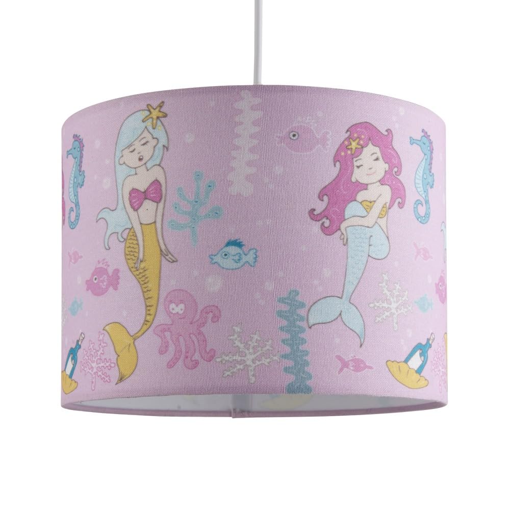 First Choice Lighting - Pendant Shade - Fabric - 25cm