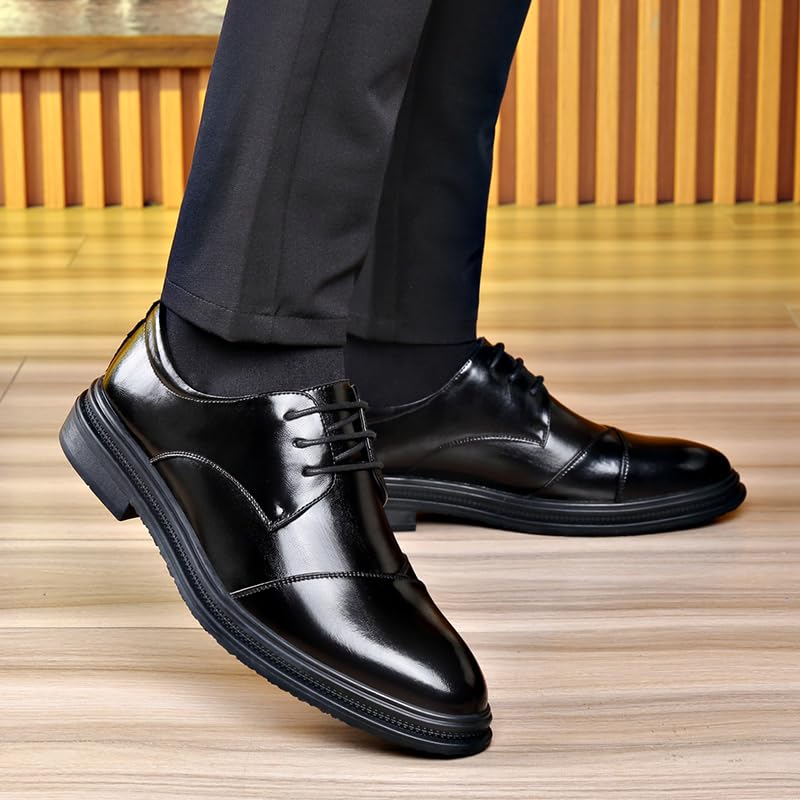 Image of kkdom Mens Dress Shoes Classic Lace up Formal Oxford Business for Men