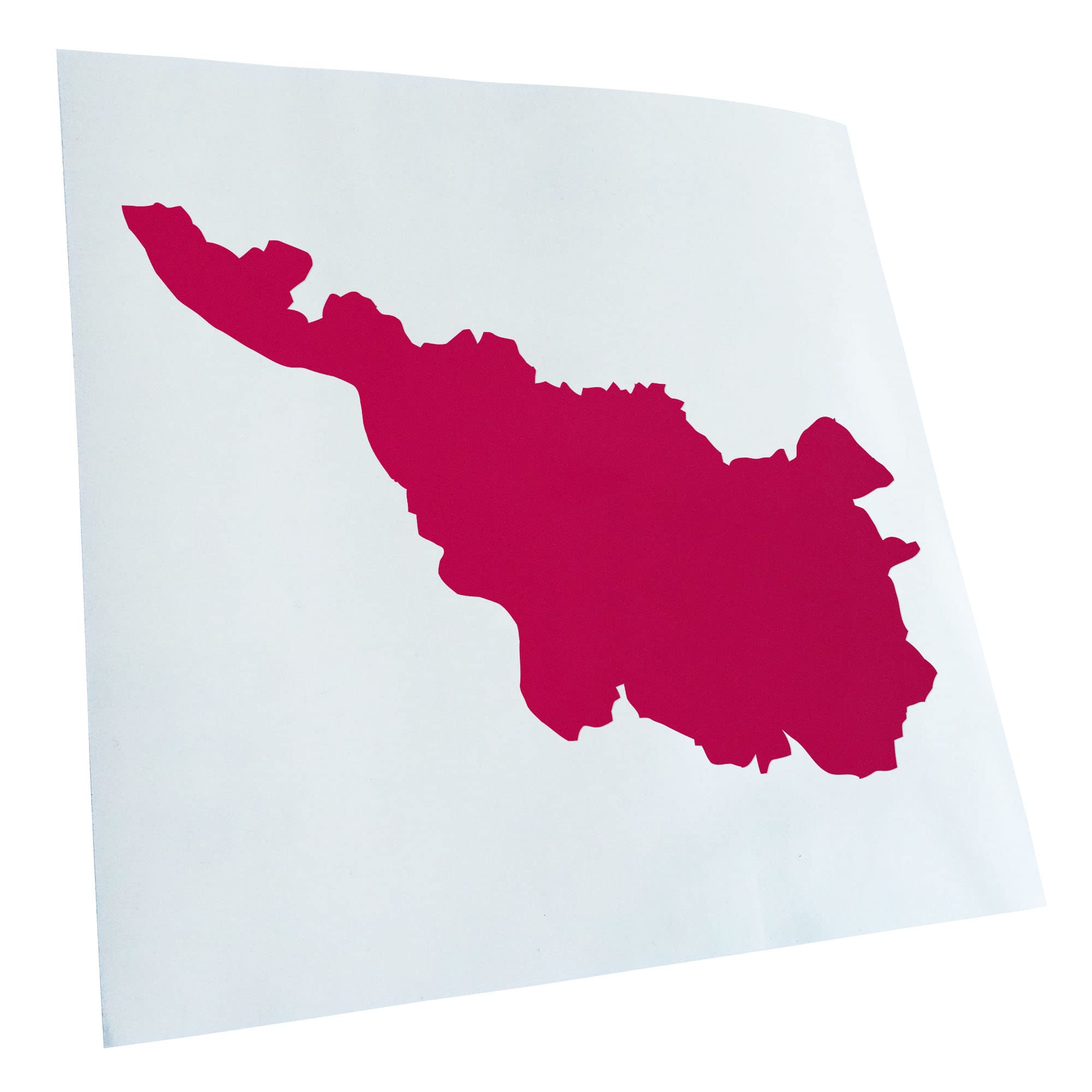 Kiwistar - Car Sticker - Pink - 40 x 29 cm Bremen Germany Silhouette - Rear Window Car Sticker Weatherproof for Car Truck Moped Truck - Sticker Exterior Self-Adhesive Tuning Accessories for Windows