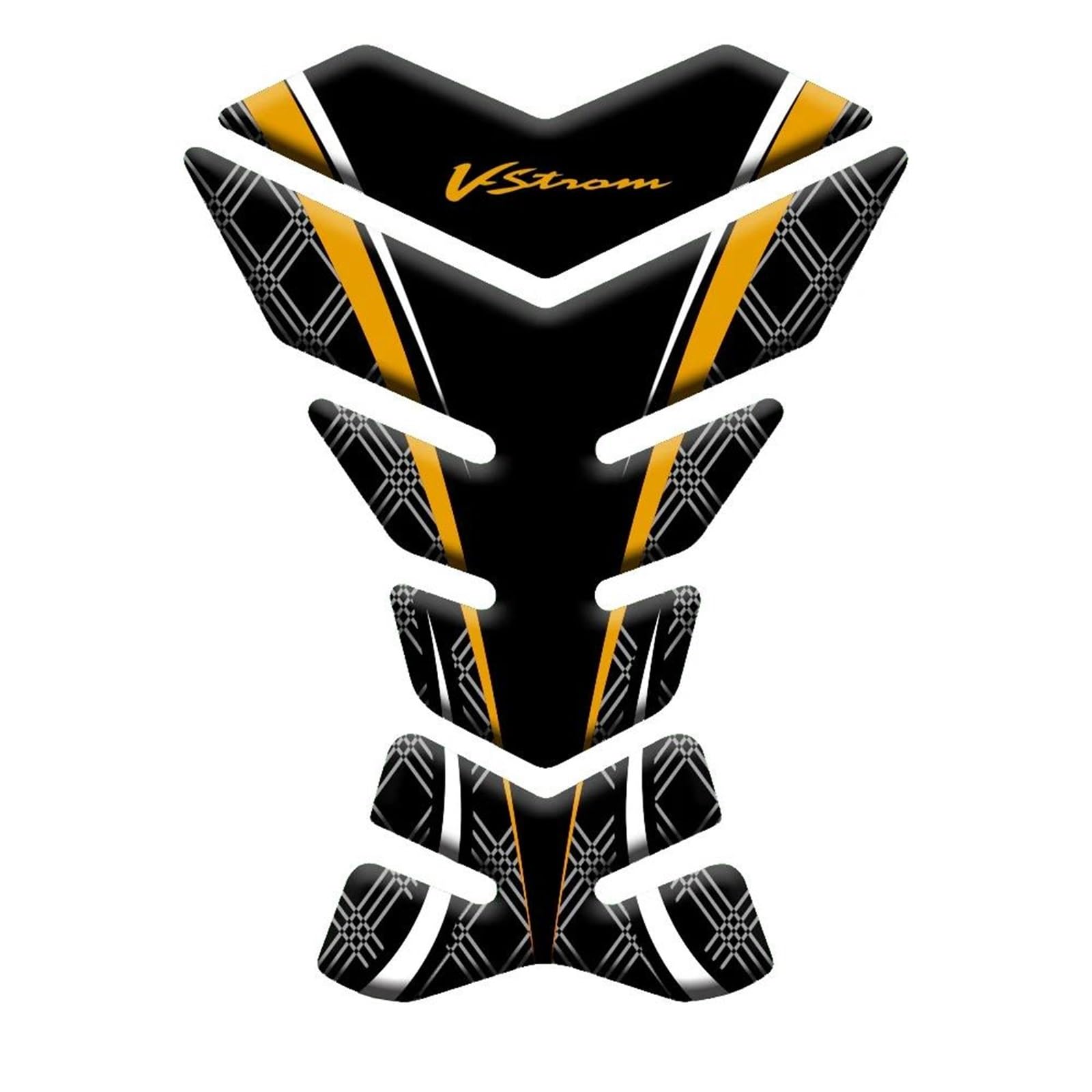 Gas Fuel Tank Pads Motorcyclev Fuel Tank Sticker for Suzuki V-Strom 650 DL650 V-strom650 DL VStrom Gas Protector Pad Fish Bone Decal Motorbike Protection Stickers(Color23)