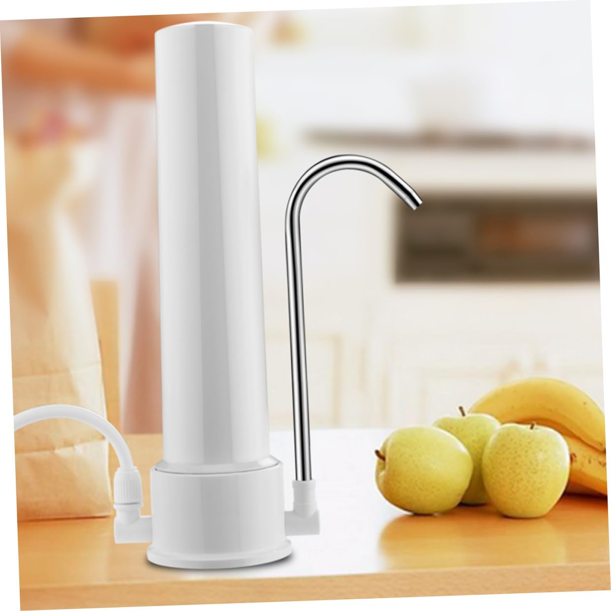 NOLITOY 1 Set Purificateur D'eau Purificateur D'eau Domestique Filtre Cuisine à Filtration Physique Adaptateur de Robinet Facile à Connecter Système de Filtration D'eau Cuisine
