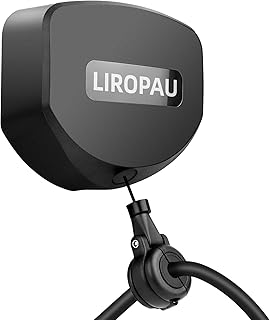 Automatisch Einziehbare Wallbox Kabelhalterung, Automatischer Kabelaufroller für Ladekabel von Elektrofahrzeugen, Halterung Ladekabel Typ 2 Type 1 Wandhalterung (Wall-mounted)