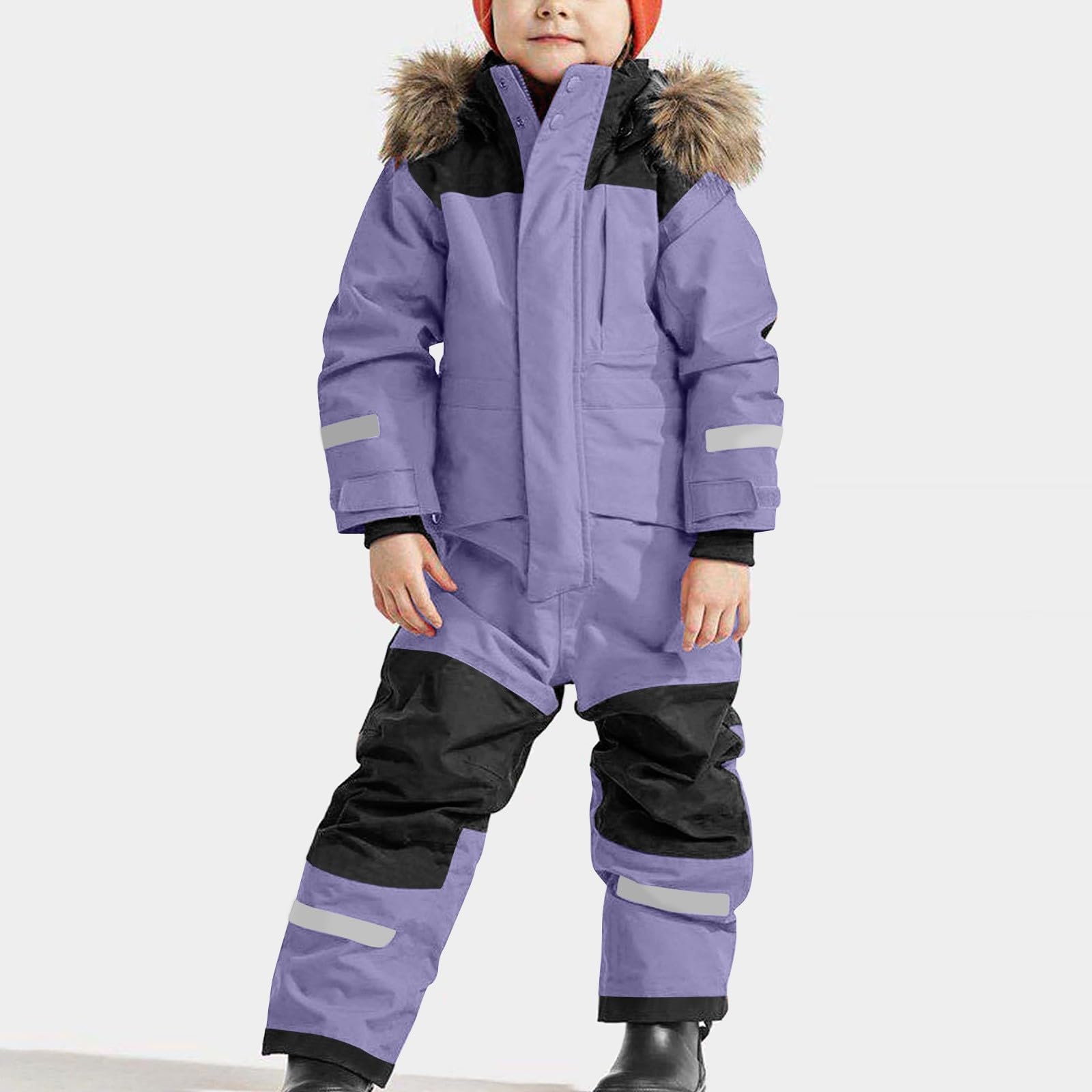 2025 Traje de Nieve Niños Niñas Invierno Niño Niño Niño Chaquetas de Plumas Abrigo con Capucha Extraíble Impermeable Trajes de Esquí Con Forro Térmico Mono Cálido Mono Nieve Unisex 1-11 Años