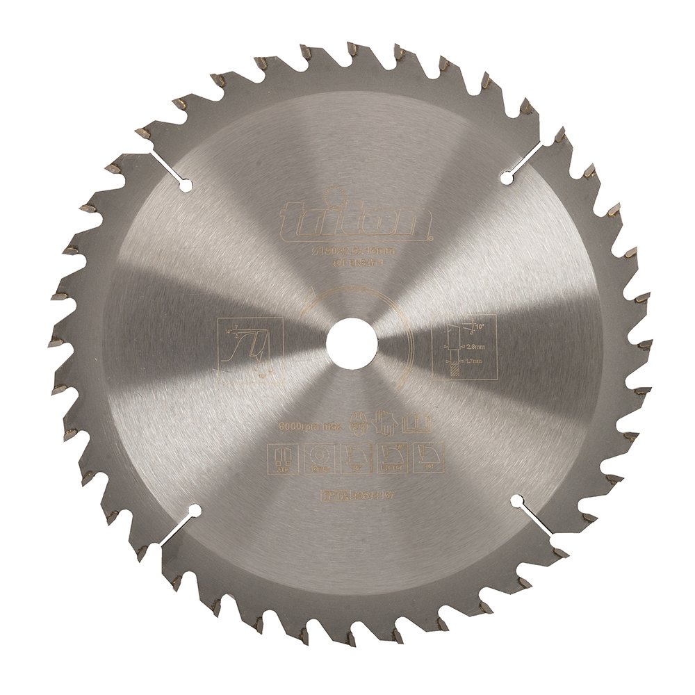 Triton Silver Tpta42514167 190 X 16 Mm 40T Construction Saw Blade