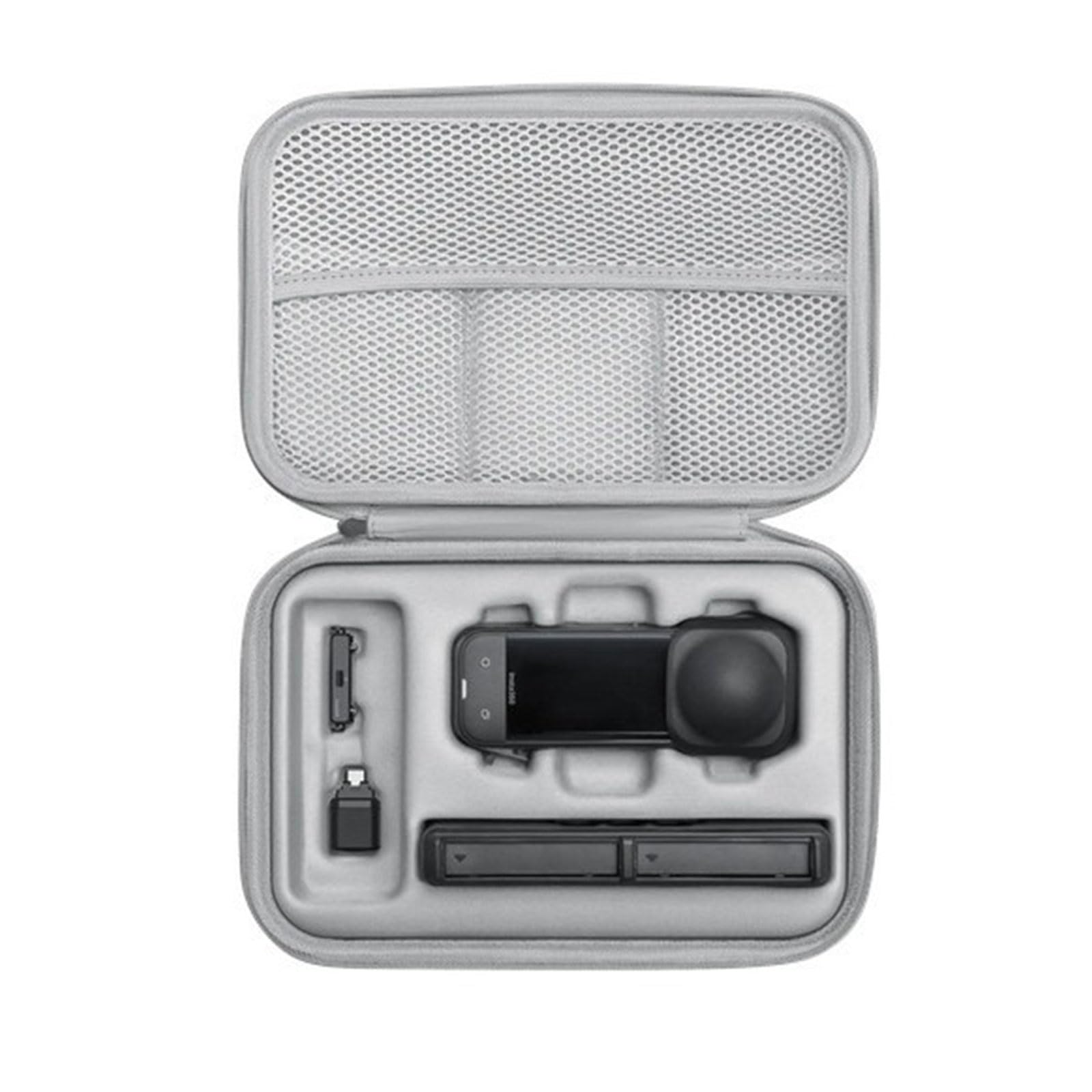 Borsa portatile da viaggio, custodia per fotocamera a 360 gradi e strumento di ricarica, accessori per batteria, organizer per fotocamera