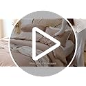 YIRDDEO King Size Comforter Set - King Size Comforter with Ball Pom Fringe, Soft King Bedding Set for All Seasons - 3 Pieces, 1 Comforter (104"x90"inches) & 2 Pillow Shams(20"x36"), Taupe